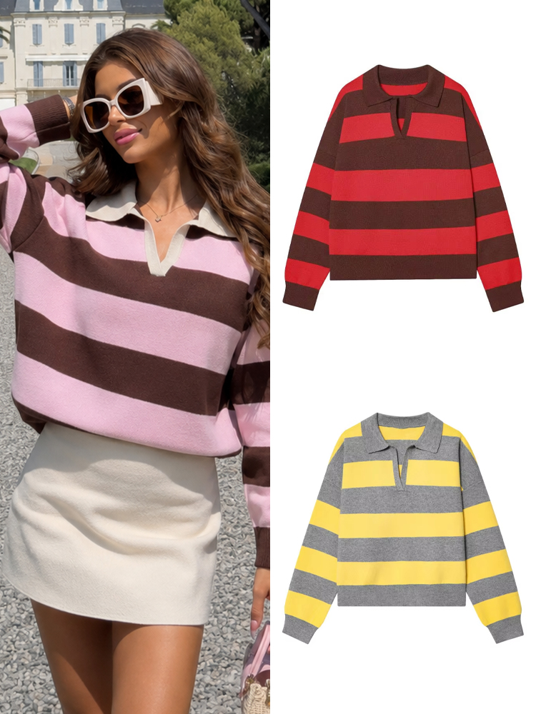 Thermal Long John - HH Women Elegant Striped Polo Shirt