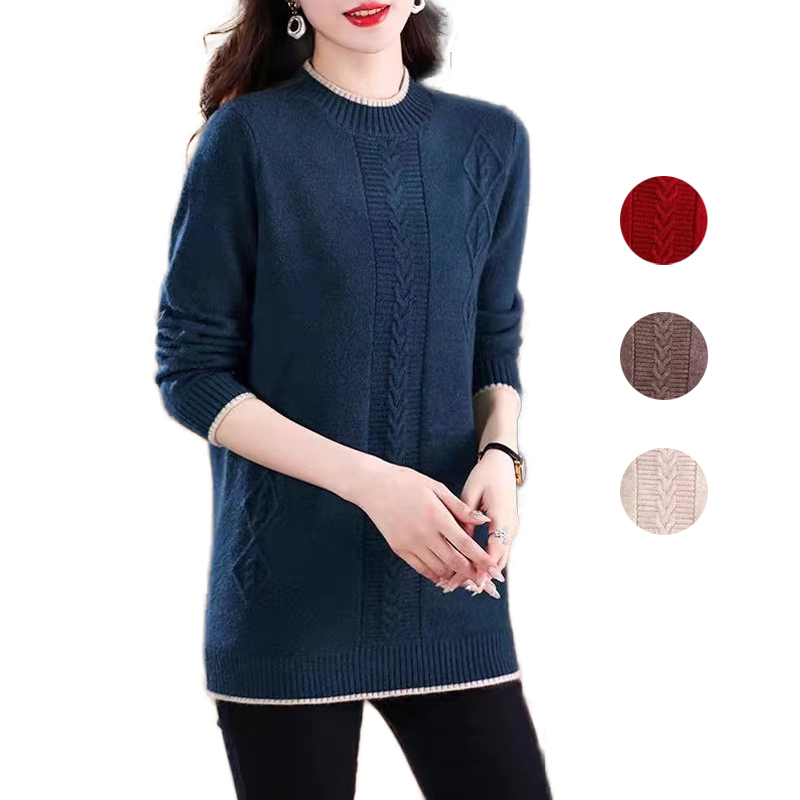Thermal Long John - Fashion Round Neck Knitted Jumper For