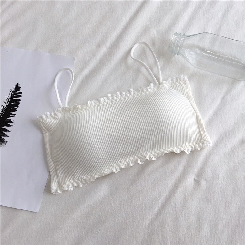 Women's Cotton Bra Female Tube - đánh giá và giá Suspender Tank Top