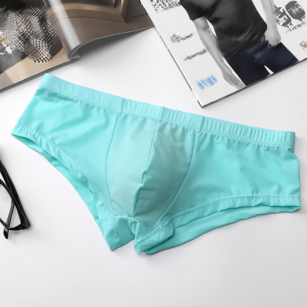 Ice Silk Underwear Boxer Brief - đánh giá và giá Trunk Breathable Men