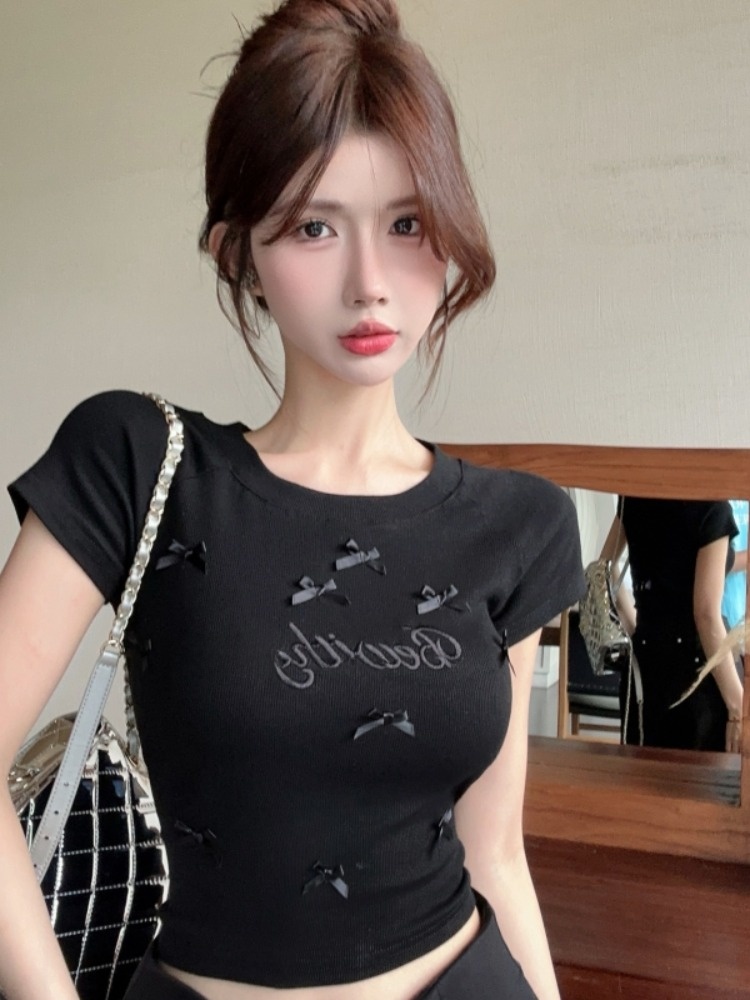 Summer Women's Sweet Short Sle - đánh giá và giá T Shirt Tight Fit