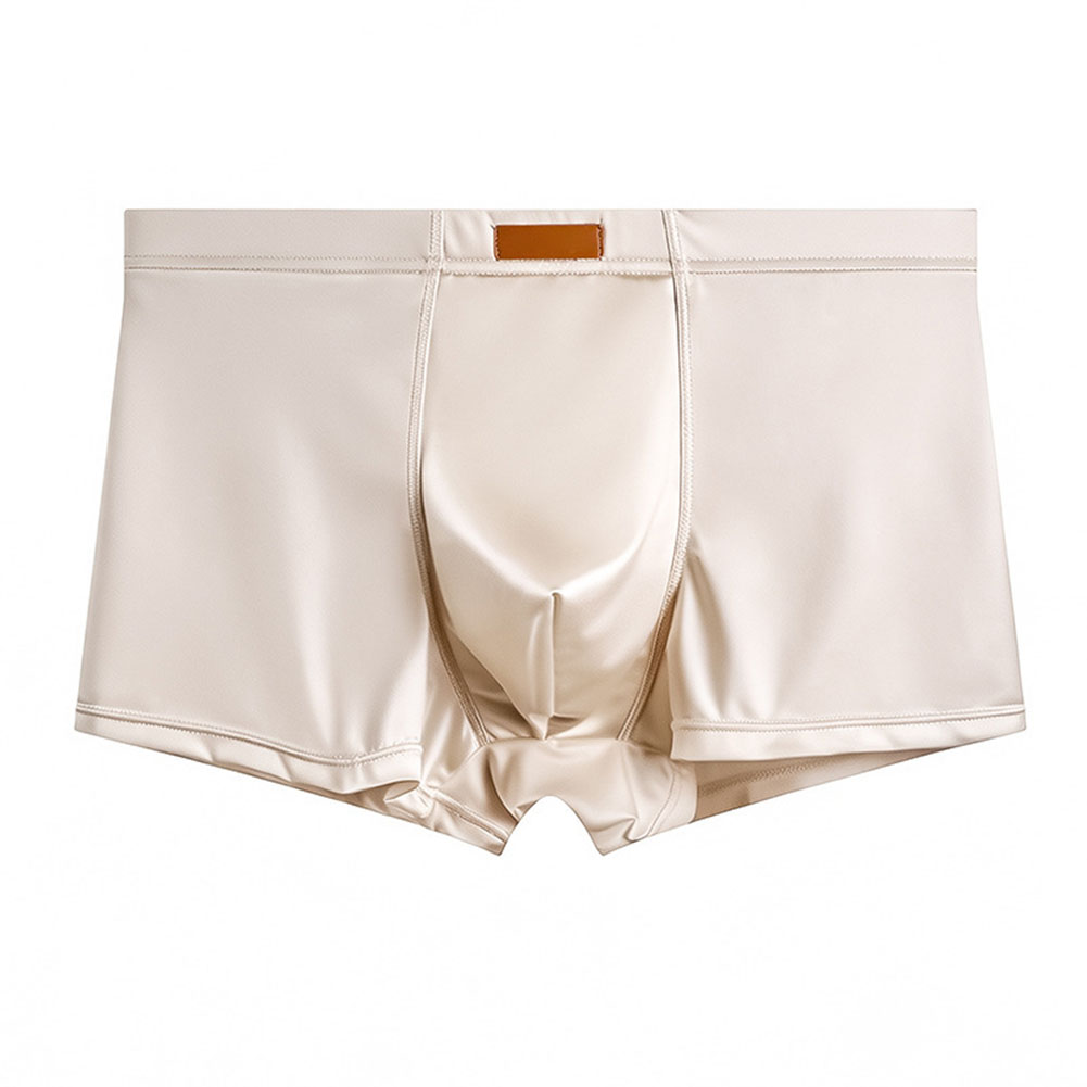Men Ice Silk Satin-like Boxer  - đánh giá và giá Trunk Breathable Men