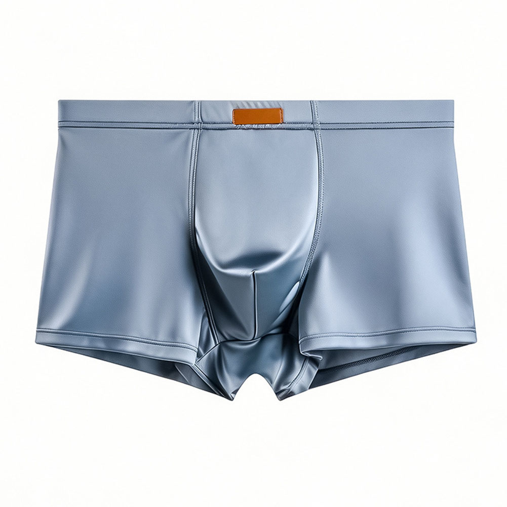 Men Ice Silk Satin-like Boxer  - đánh giá và giá Trunk Breathable Men