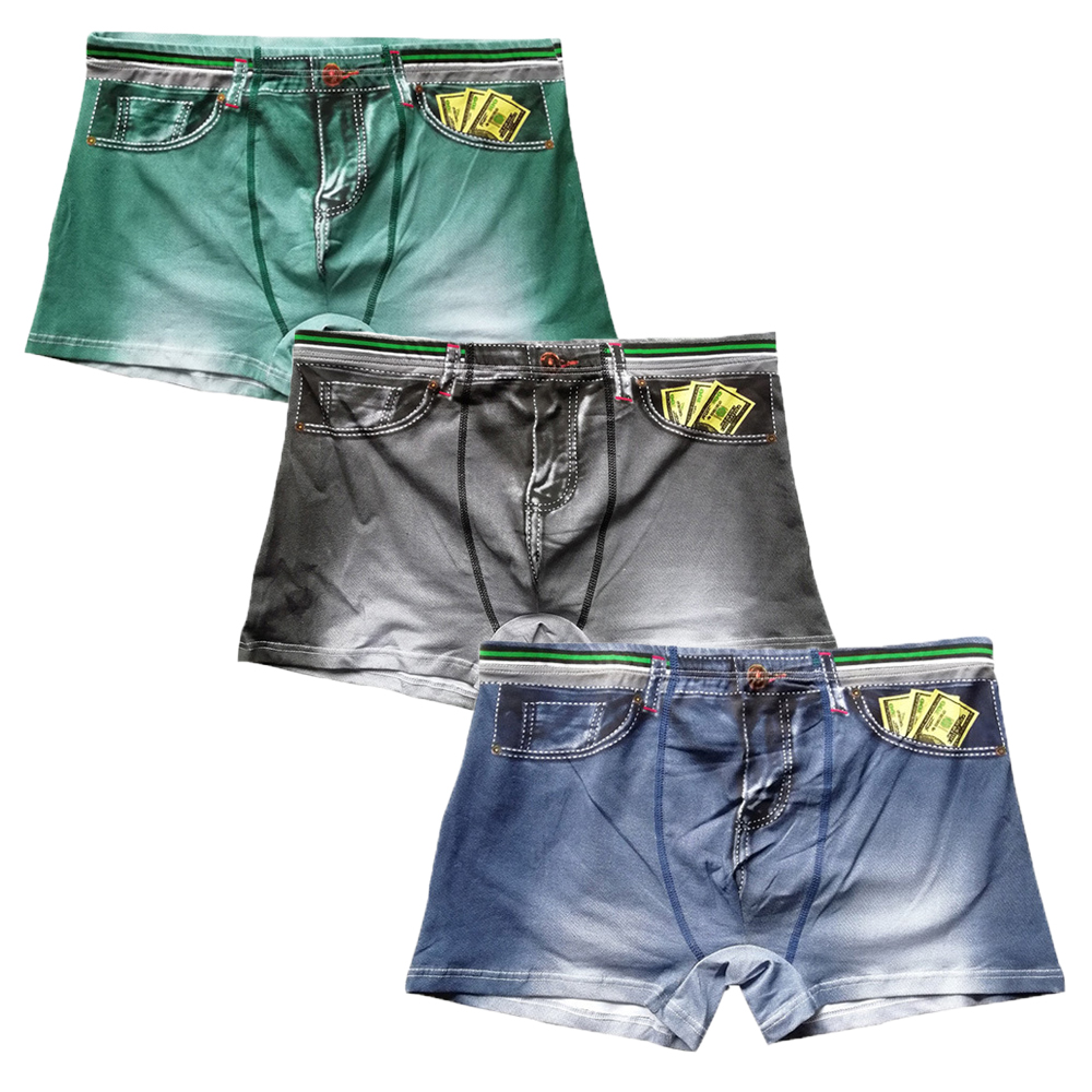 3 Cái/lô Nam Boxer Quần Short  - đánh giá và giá Multi Pack Underwear