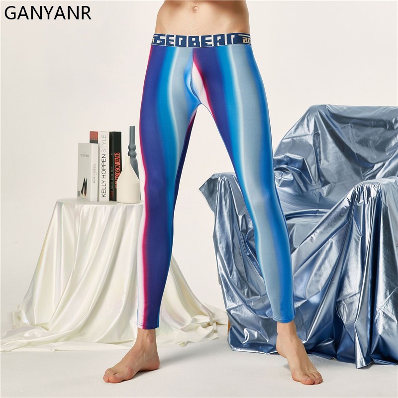 GANYANR Chạy Thun Nam Nén Quần - đánh giá và giá Compression Long Pant