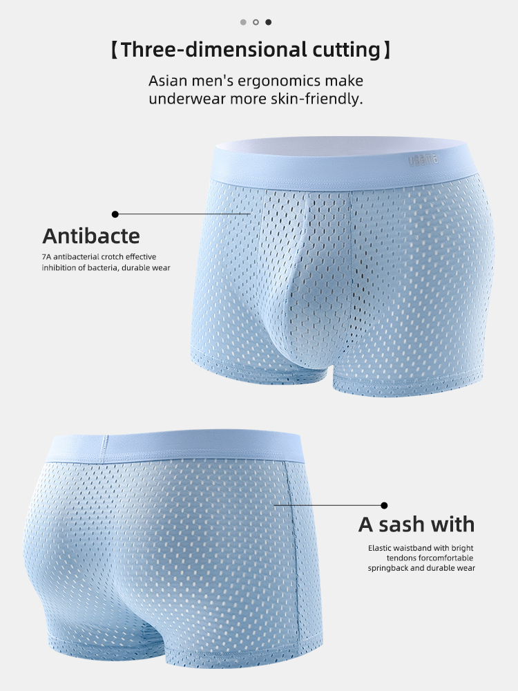 4pcs Men's Boxer Shorts Ice Si - đánh giá và giá Multi Pack Underwear