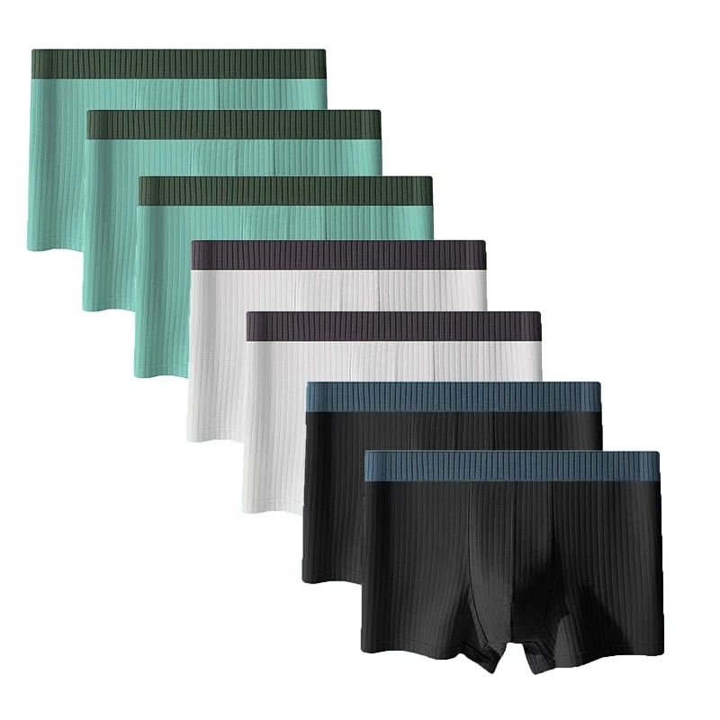 7Pcs/Lot Men's Panties 100% Co - đánh giá và giá Multi Pack Underwear